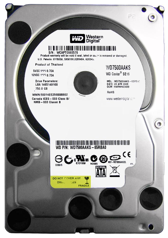 WD7500AAKS