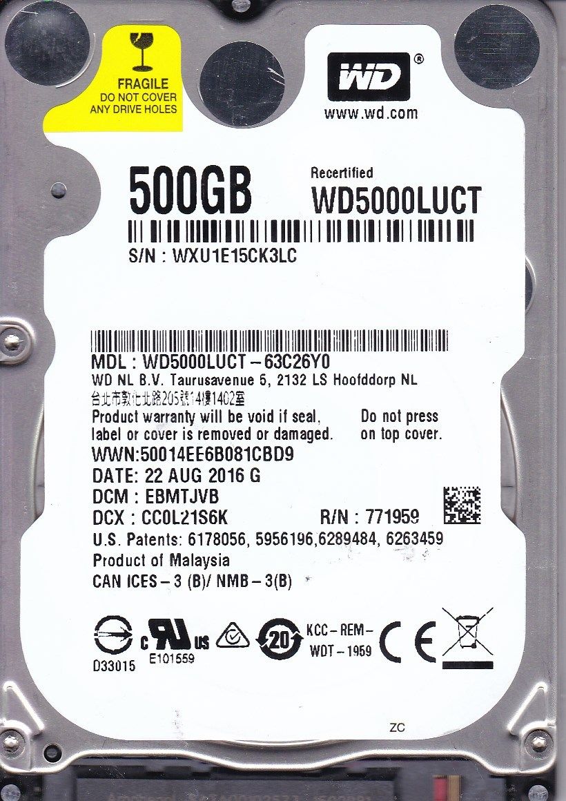 WD5000LUCT