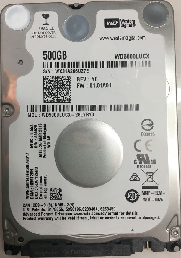 WD5000LUCX